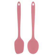 2deco 矽膠鏟+矽膠刮杓, 粉色, 1組