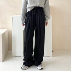 jalbba jean 女款寬鬆打褶運動長版寬褲