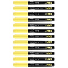 Monami 艾丁超級 600 粉彩螢光筆, 12支, 粉彩黃
