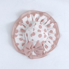 레드퍼피 강아지 레블리 럭셔리 페도라, 핑크, 1개