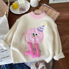 HARAROI 棉花糖派對朋友針織毛衣