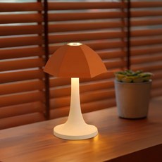 헤이루미 LED 무선 파라솔 스탠드 조명, 오렌지