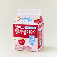덴마크 딸기딸기 저지방 우유, 1개, 300ml