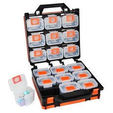 sunkey 多用途收納箱 + 獨立收納盒 18個, 1個