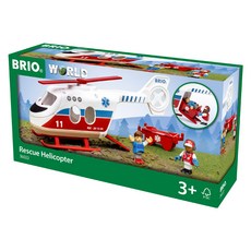 美國 BRIO 救援直升機 36022, 混合色, 1個