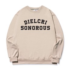 DIELCRI 男款大尺碼 SONOROUS 大學T恤