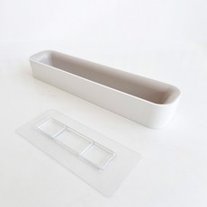 무타공 접착식 행주걸이, 화이트, 1개