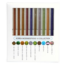 Incense World 線香棒組, 線香棒10種, 韓國線香10種
