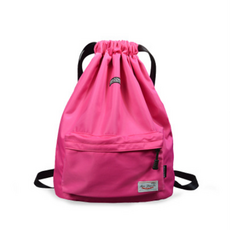 스타 앞 포켓 짐색 백, TYPE 07 핑크, 1개