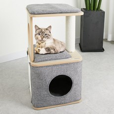 DING DONG PET 雙層貓窩, 混色, 1個