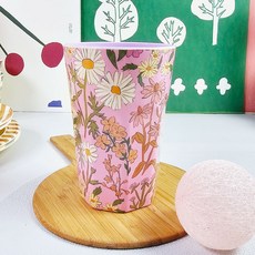 rice 幼兒長杯, 1個, 480ml, 粉紅色