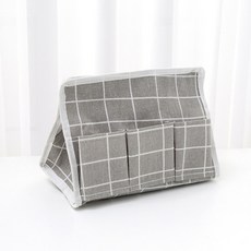 트렌디큐브 모던 티슈케이스 정리함, 체그그레이