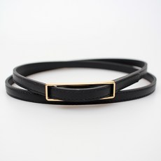 女款 Sowine Paloa 細版方扣腰帶