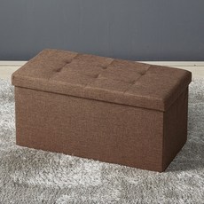 예다움 수납 스툴 대, 브라운, 1개