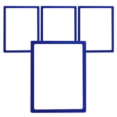 Indie 自黏口袋板 A4 IH0137 4入, PET