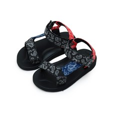 Bimbo Bimba 女童印花繫帶涼鞋