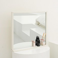 Isheim Kate立式梳妝桌上鏡 800, 白色