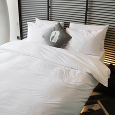 Maison Textile 特級5星級飯店用 60支棉 高級飯店寢具 床墊床包 素色, 白色