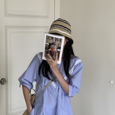 knit seasons DIY 鉤針帽編織 手工編織 藤編帽製作 編織線 5球組合包套組, 藤編混紡(編織線), 1個