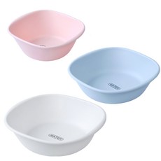 MONACO OLIVE La Pastel 方形盆粉色小號 + 天空中號 + 白色大號 3件套, 1套, 粉色（小）、天空（中）、白色（大）