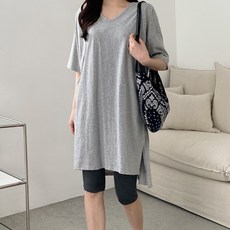 Ebesso 孕婦短袖長版T恤