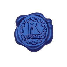 Mihwabujang 成品封蠟 火漆蠟 封口蠟 喜帖, 10個, 22 wedding 藍色