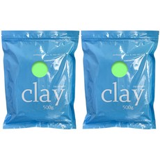 전문가용 클레이, 2개, 연한연두