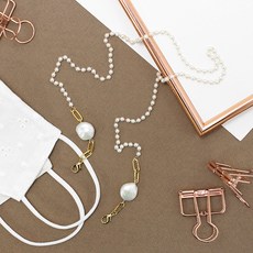 珍珠鍊條口罩掛繩