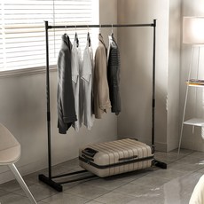 GAGU FEELING 堅固的鐵製 Roy 衣架 1000, 黑色