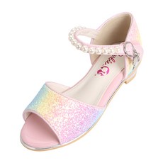 Barbie 女童珍珠裝飾涼鞋 BBDW79S04