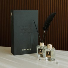 에멜시 재즈 드 퍼퓸 디퓨저 120ml x 2p 프리미엄 선물세트, 라벤더, 1개