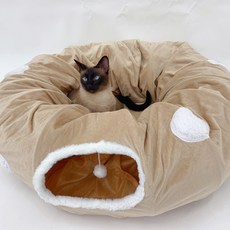 REDPUPPY 貓咪東京環遊戲屋, 米色, 1個