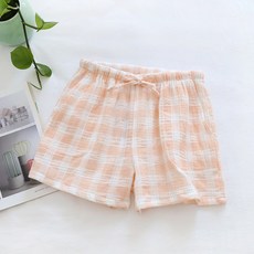 Juniday 紗棉簡約學生方格睡短褲