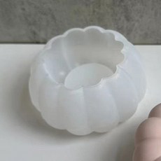 Homeflow 石膏蠟燭 蠟燭 南瓜造型 矽膠模具, 單一顏色
