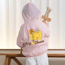 LITTLE RABBIT 兒童春秋季C T起司連帽防風外套