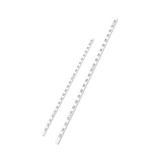 雙軌道立柱 900mm+1200mm組, 白色的