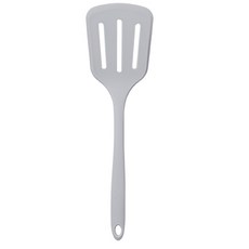 Kitchen Factory 素色矽膠寬鍋鏟, 灰色, 1支