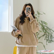 Tomatofactory 女性寬鬆連帽T恤 DB-2