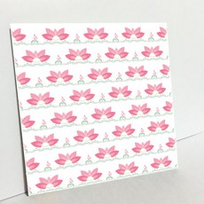HTP 傳統圖案磁磚 K0230 1000230 蓮花圖案