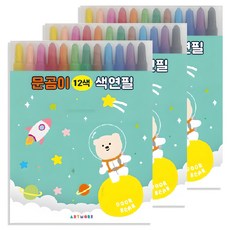 ARTMORE 門熊 色鉛筆, 3組, 12色