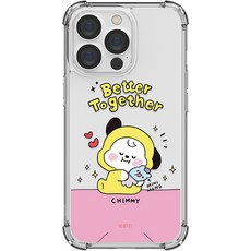 아이컬러즈 BT21 마이 리틀 버디 투명에어 강화 휴대폰 케이스