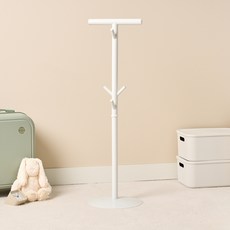 Modern House 堅固的包包掛架 立式衣架 30 x 105 cm, 白色