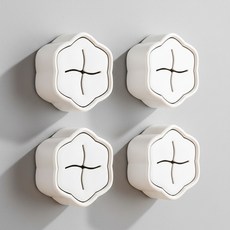 앞날창창 수건 행주 걸이, 화이트, 4개