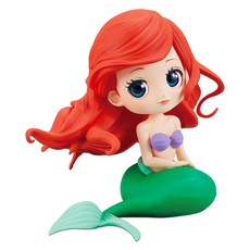 Qposket 迪士尼 Princess Qposket The Little Mermaid Ariel Glitter Line Figure, 1個