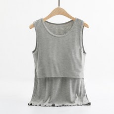 孕婦羅紋無袖背心