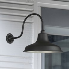 샛별하우스 오피스 곡선 벽등, 블랙