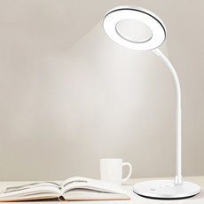 Lata O型檯燈, 白色