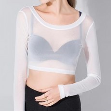 T&Cookie 女款網眼透氣短版高爾夫內搭衣 DT0805