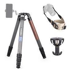 이노엘 2in1 카본 삼각대 겸 모노포드 + 카메라 스트랩 세트, ST424C, 1개