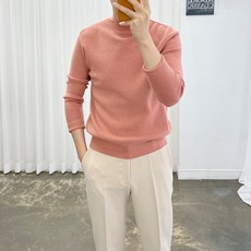 Ador 經典 Elb 半領 Polar 12 色柔軟觸感羊絨長袖針織衫